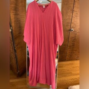 Coral pink caftan dress from H&M. Perfect condition.